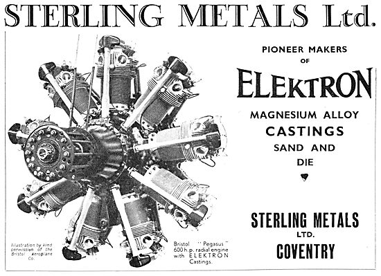 Sterling Metals Elektron Magnesioum Alloy Castings               