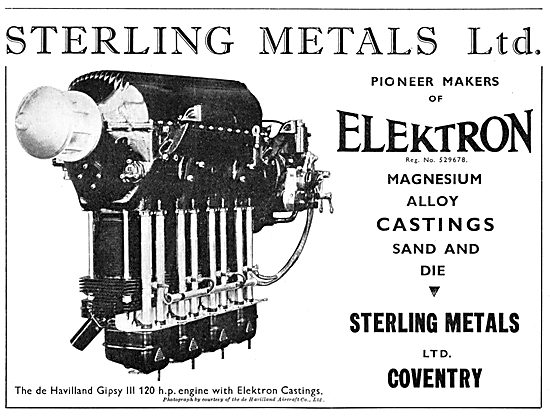 Sterling Metals Coventry - Elektron Magnesium Alloy Castings     