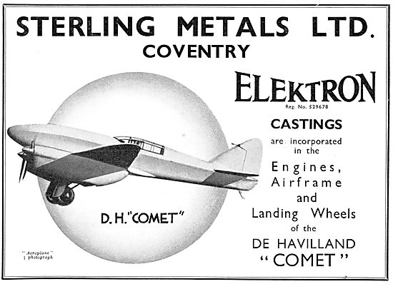 Sterling Metals Coventry - Elektron Magnesium Alloy Castings     