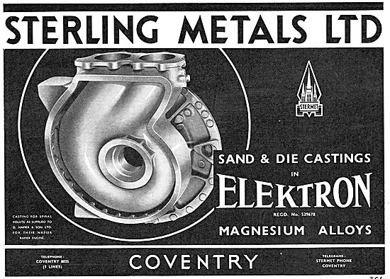 Sterling Metals Coventry - Elektron Castings                     