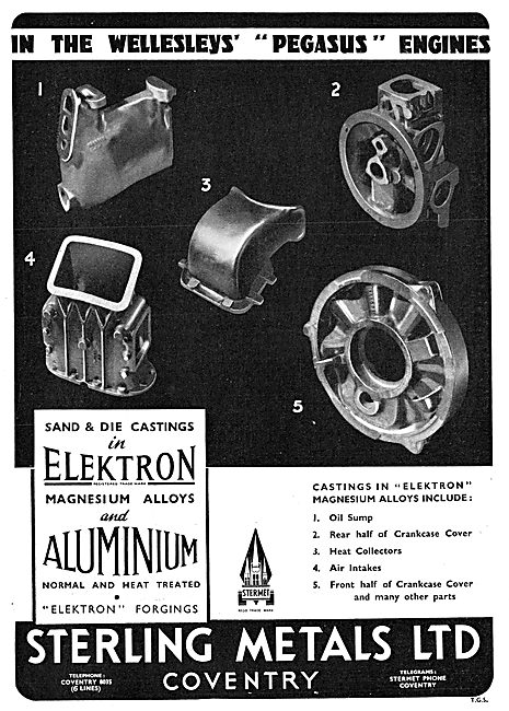 Sterling Metals - Elektron Castings. Elektron Forgings           
