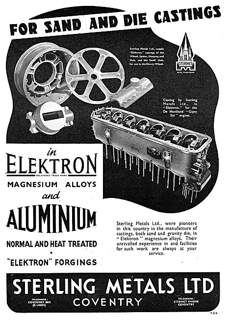 Sterling Metals Coventry - Elektron Sand & Die Castings          