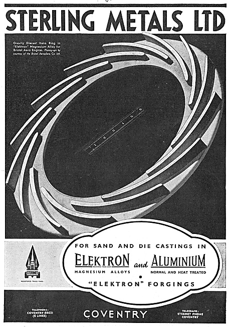 Sterling Metals - Elektron Castings - Elektron Forgings          