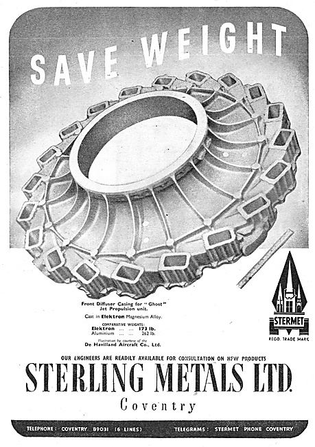 Sterling Metals Coventry - Elektron castings - Stermet           