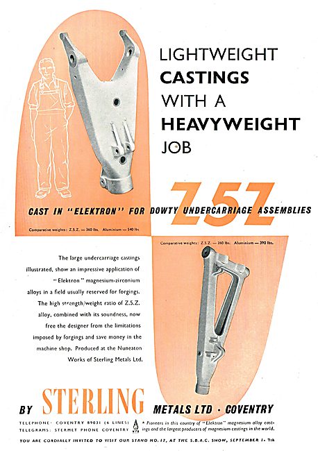 Sterling Metals Coventry - Elektron castings                     