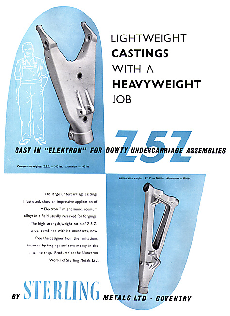 Sterling Metals Magnesium Elektron & Aluminium Alloy Castings    