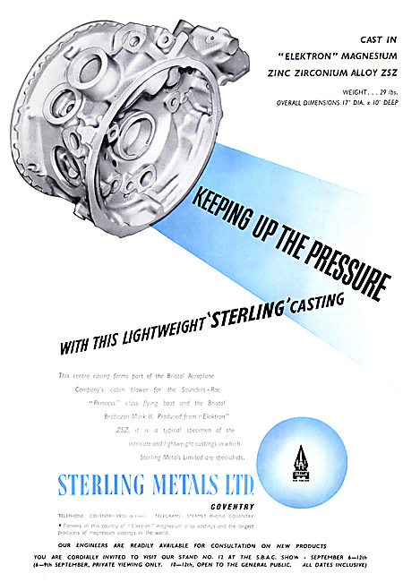 Sterling Metals Magnesium Elektron & Aluminium Alloy Castings    