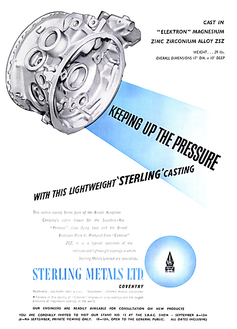 Sterling Metals Magnesium Elektron & Aluminium Alloy Castings    