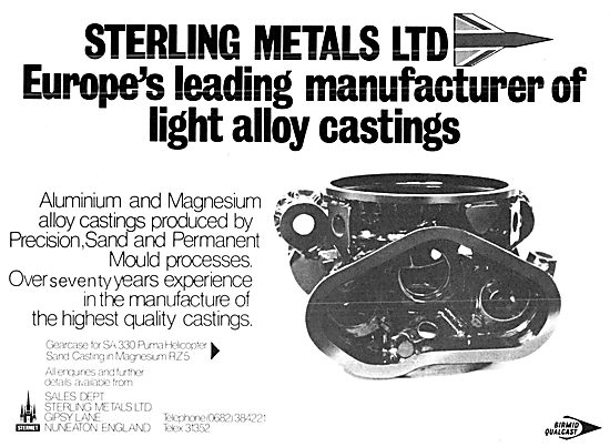 Sterling Metals - STERMET BIRMID QUALCAST - Alloy Castings       