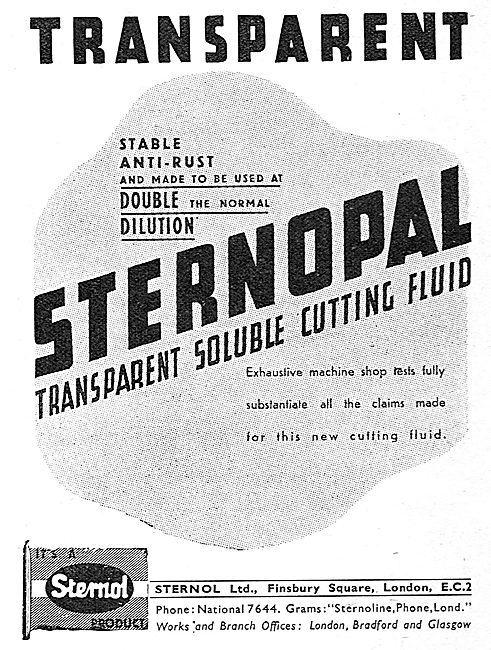 Sternol Sternopal Metal Cutting Fluid                            