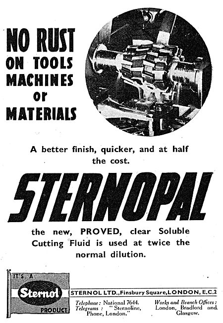 Sternol - Sternopal Machine Tool Cutting Fluid                   