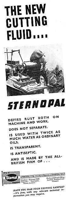 Sternol Machine Tool Cutting Oils - STERNOPAL                    