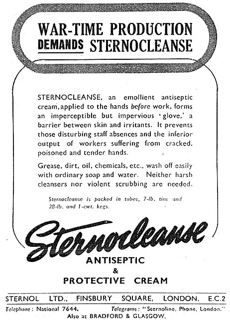 Sternol Sternocleanse - Antiseptic Emollient Barrier Cream       