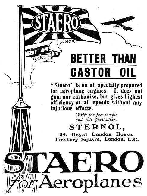 Stern Sonneborn Oil. Sternol STAERO Engine Oil                   