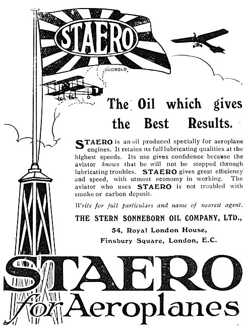 Stern Sonneborn Oil. Sternol STAERO Engine Oil                   