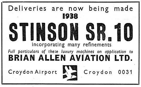 Stinson SR10 - Brian Allen                                       
