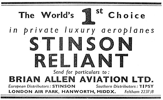 Stinson Reliant                                                  