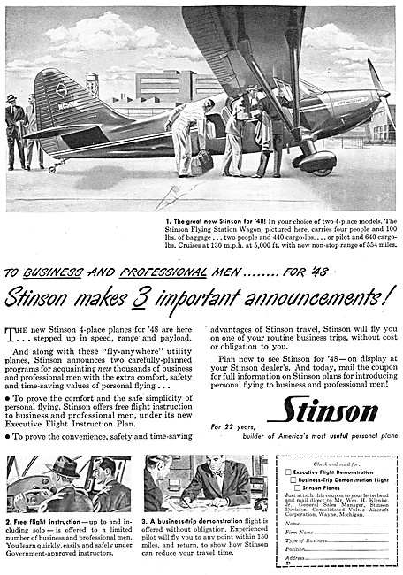 Stinson Flying Station Wagon                                     
