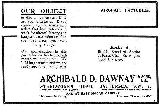 Archibald Dawnay - Stocks Of Steel Joists, Angles, Tess, Flats   