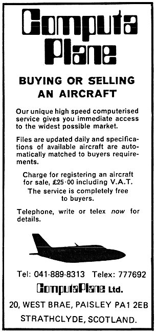 Computa Plane Aircraft Sales                                     