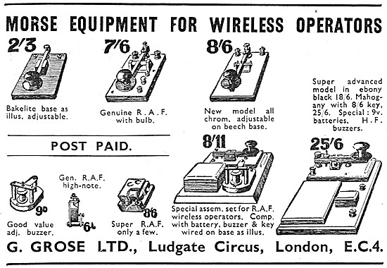 G.Grose. Morse Equipment For Wireless Operators                  