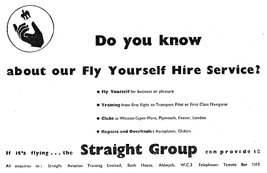 Straight Aviation Flying Training & Aircraft Hire                