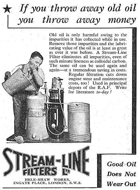 Stream-Line Filters - Oil Filters - Reclaim Old Oil              