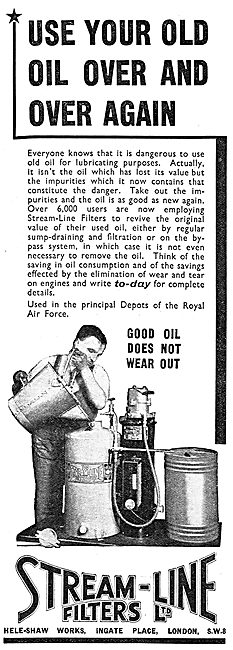 Stream-Line Filters: Used Oil Reclaim                            