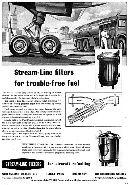 Stream-Line Fuel Filters & Water Separators                      