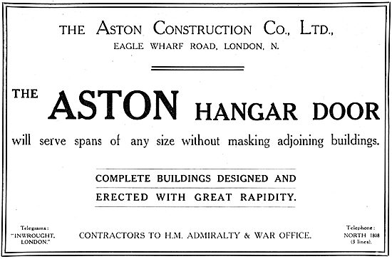 The Aston Construction Co Ltd.  Hangar Doors                     