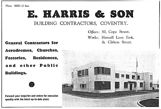 E.Harris & Son Hangars. Structural Steelwork                     