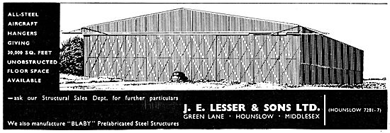 J.E.Lesser  Aircraft Hangars                                     