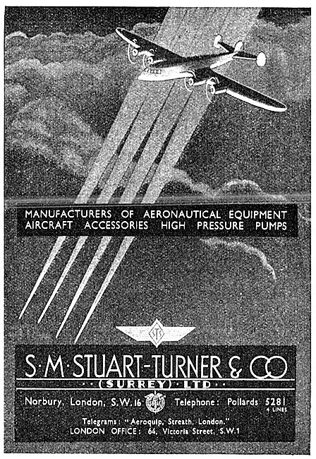 S.M.Stuart-Turner. Aeronautical Equipment & High Pressure Pumps  