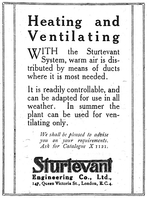 Sturtevant Industrial Heating & Ventilation Systems              