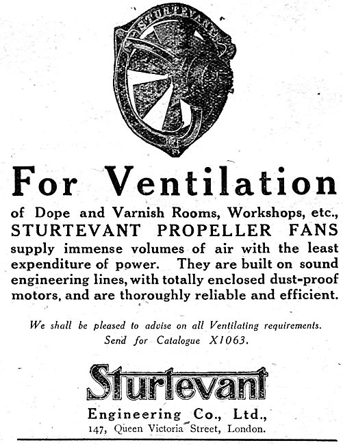 Sturtevant Factory Ventilation Fans                              