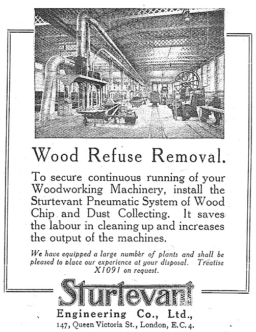 Sturtevant Engineering Wood Refuse Removal Equipment             