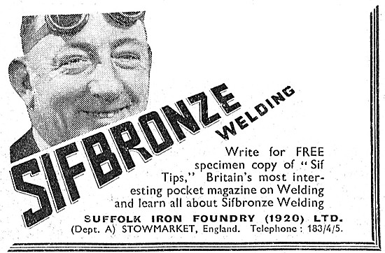 Sifbronze Welding Supplies 1948                                  