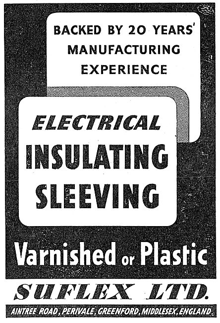 Suflex Electrical Insulating Sleeving 1943                       