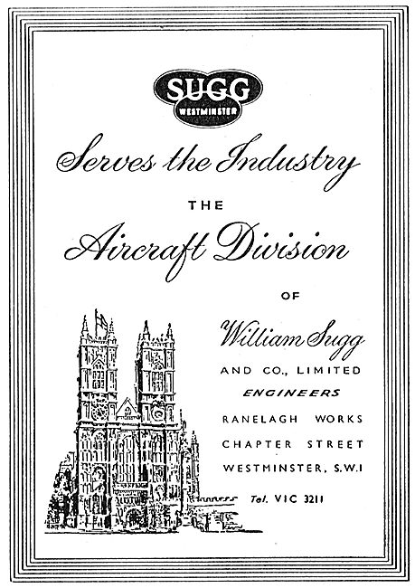 William Sugg & Co. Westminster - Engineers                       