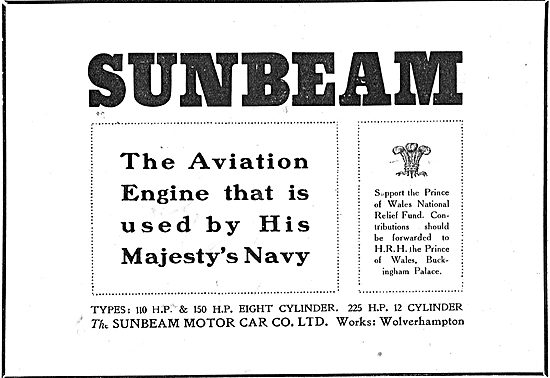 Sunbeam - The Aviation Engine Used By His Majesty's Navy         