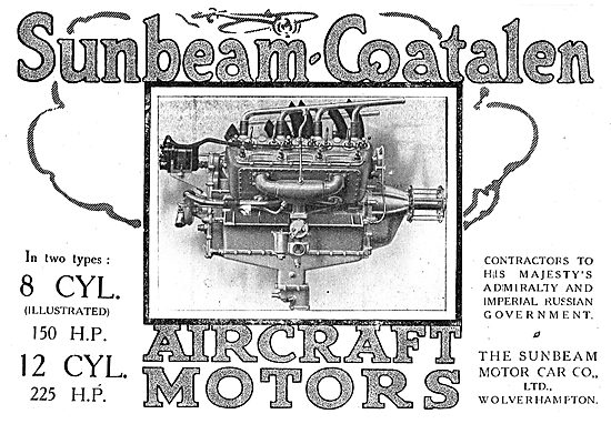 Sunbeam-Coatalen Aircraft Motors                                 