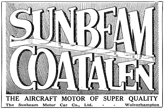 Sunbeam-Coatalen  Aircraft Engines                               