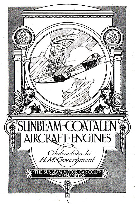 Sunbeam -Coatalen Aircraft Engines                               