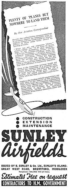 Sunley Airfields Construction & Maintenance                      