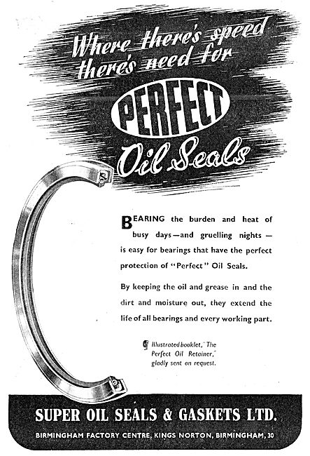 Super Oil Seals. Perfect Oil Seals & Gaskets 1943                