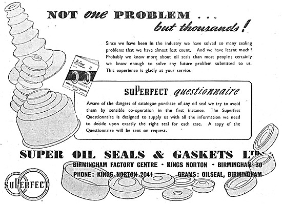 Super Oil Seals & Gaskets                                        