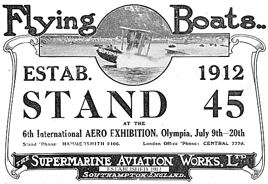 Supermarine Flying Boats 1920                                    