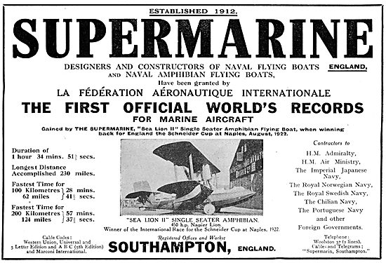 Supermarine Sea Lion II                                          
