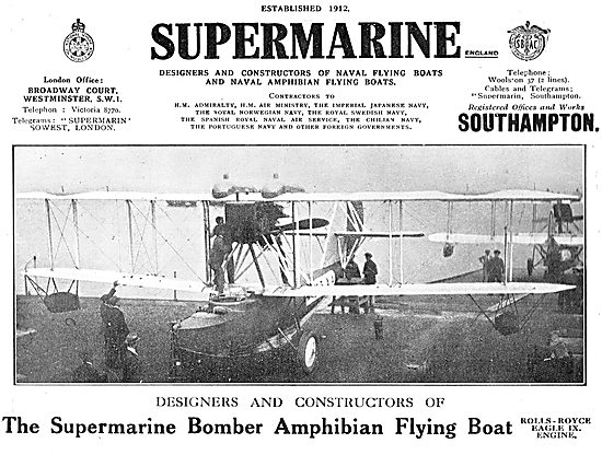 The Supermarine Bomber Amphibian Flying Boat                     