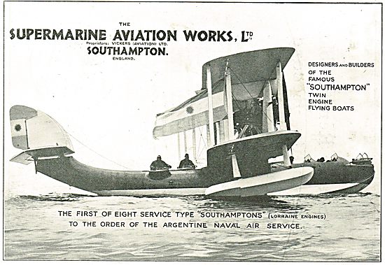 A Supermarine Southampton Destined For The Argentine Naval Air Sv